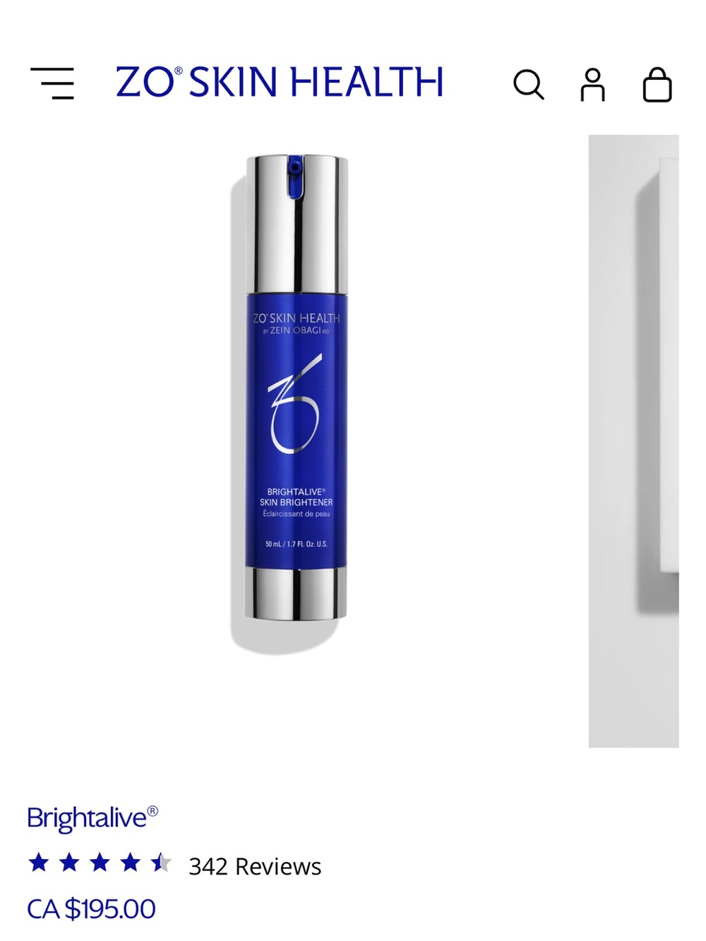 Brightalive Skin Brightener - Blue